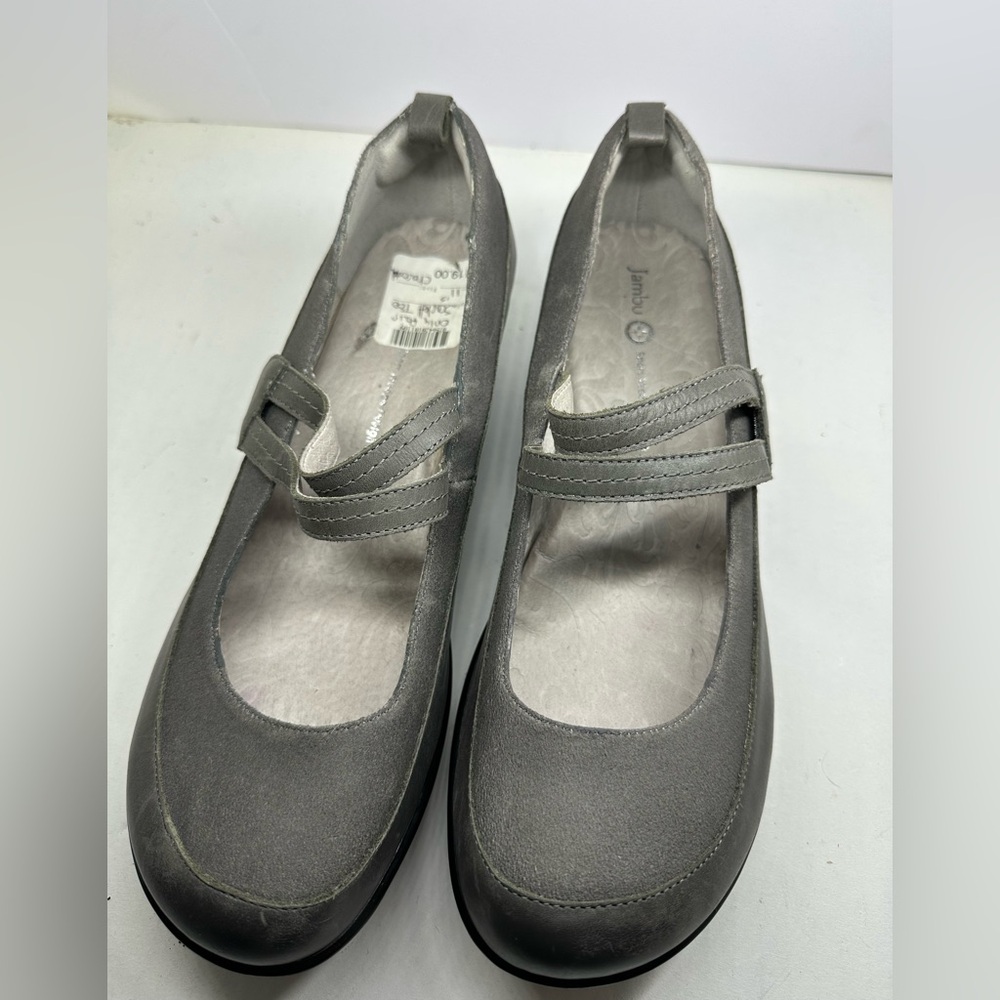 Jambu Women's Scarlet -Too Silver Mary Jane Platform Loafers